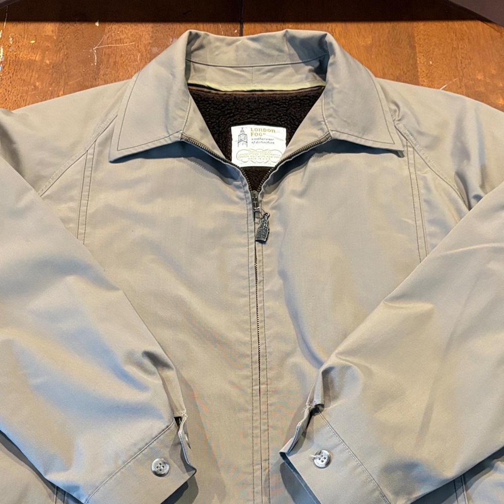 Vintage London Fog Lightweight Jacket with Zip Out Liner
